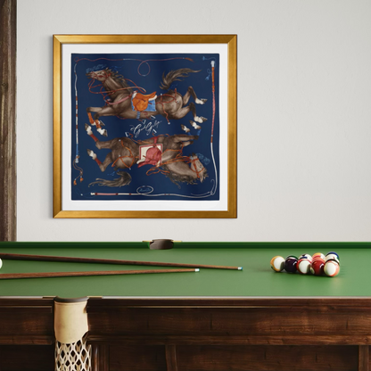 HERMES GRAND GALOP SCARF | FRAMED HERMES SCARF