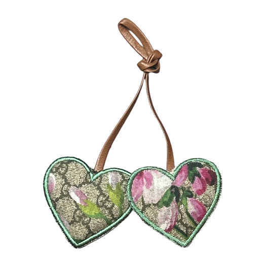Gucci GG Blooms Logo Scarf Bag Charm at Vintage Luxe Up