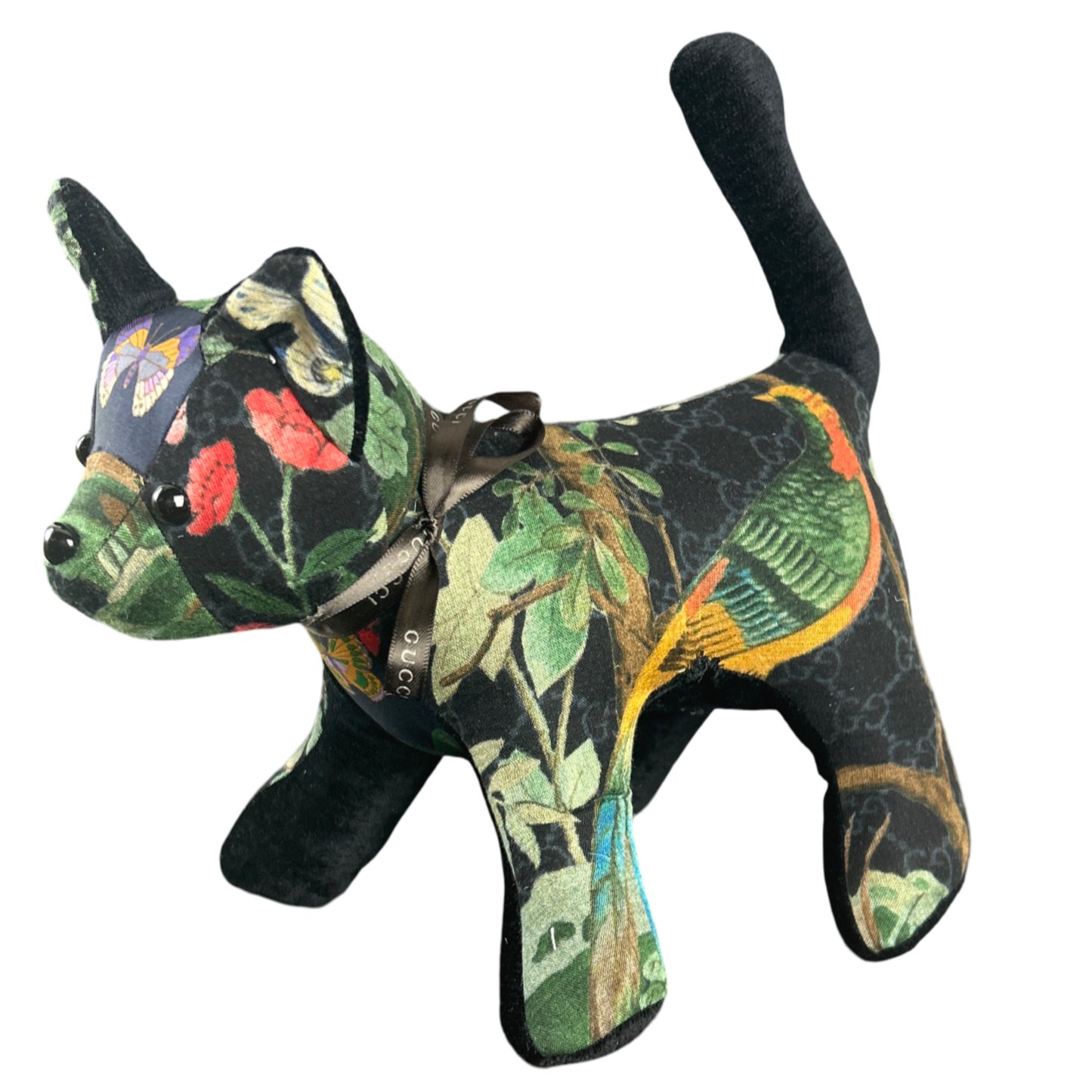 Gucci Chinoiserie Scarf Patchwork Kitten at Vintage Luxe Up