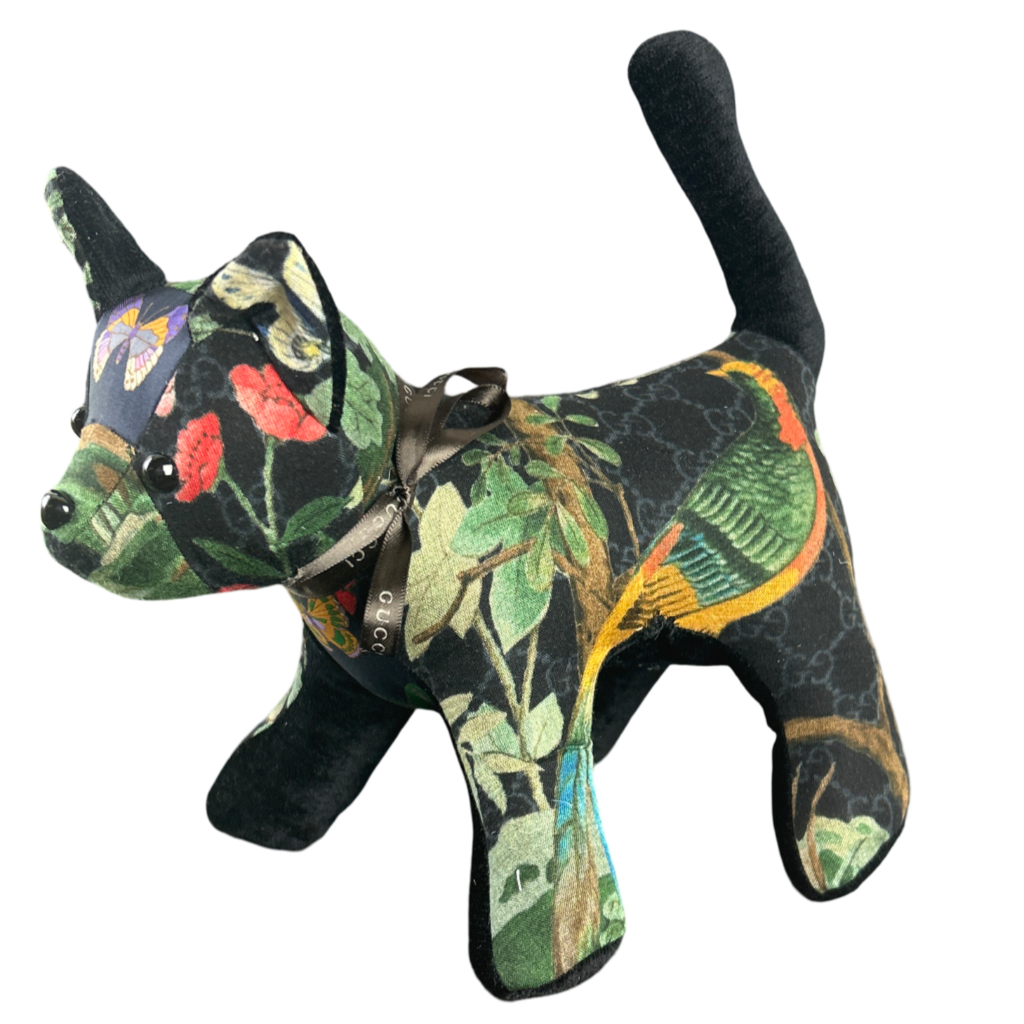 Gucci Chinoiserie Scarf Patchwork Kitten at Vintage Luxe Up
