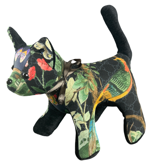 Gucci Chinoiserie Scarf Patchwork Kitten at Vintage Luxe Up