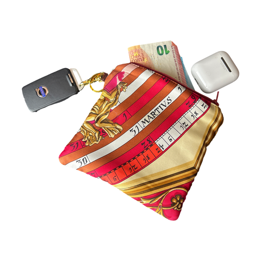 HERMES Astrologie Dies et Hore Scarf Keychain Wristlet Bag