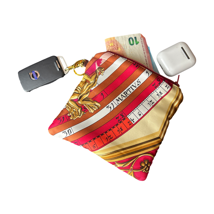 HERMES Astrologie Dies et Hore Scarf Keychain Wristlet Bag