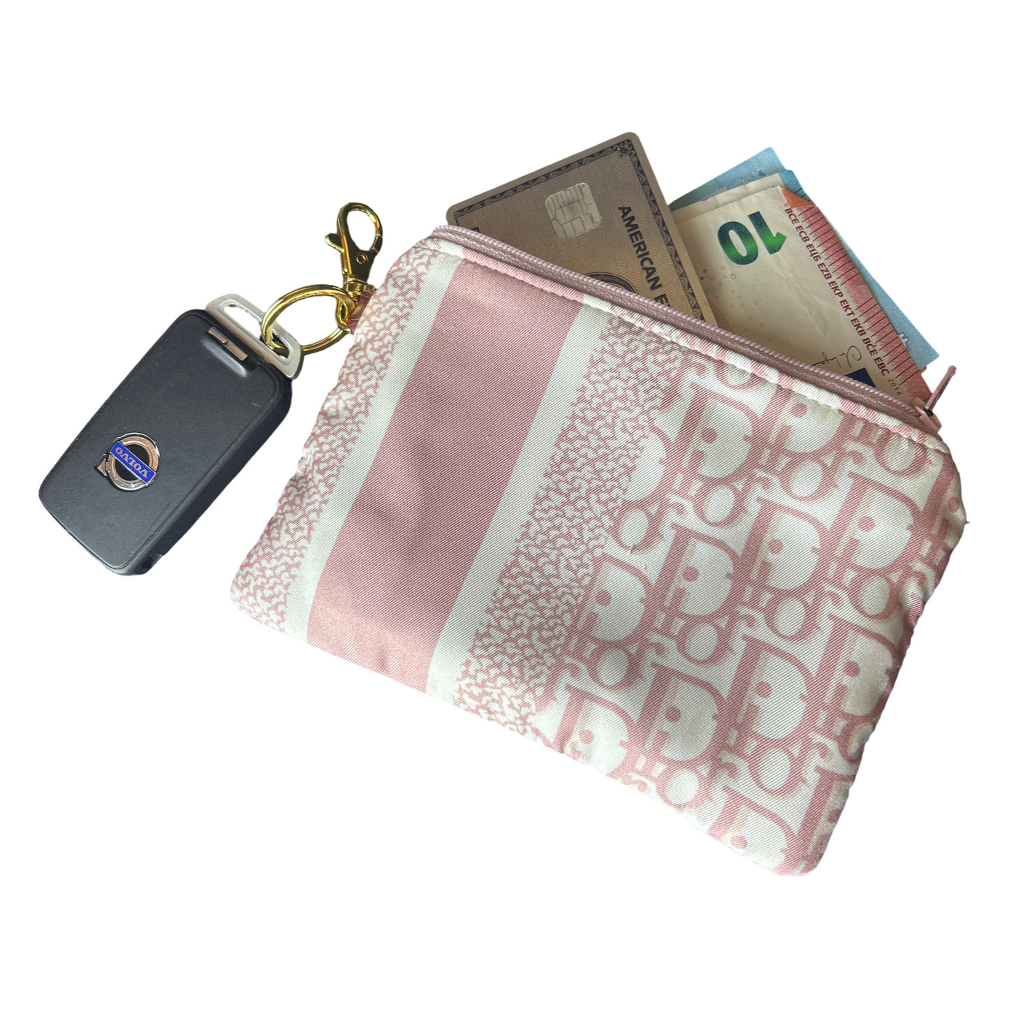 DIOR Trotter Scarf Coffee Run Bag & Keychain exclusively at VintageLuxeUp.com