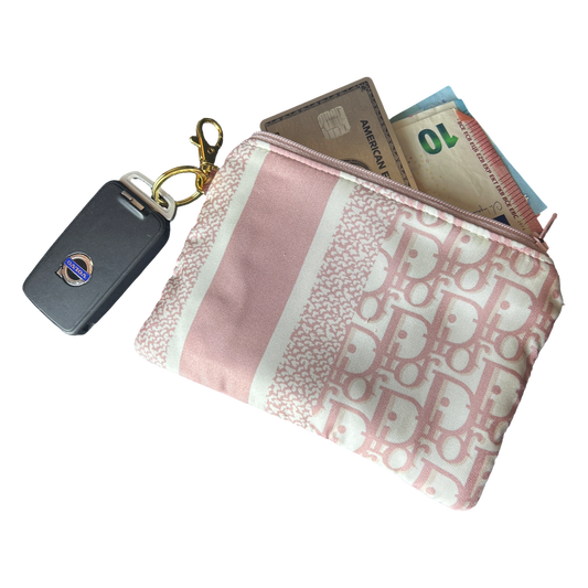 DIOR Trotter Scarf Coffee Run Bag & Keychain exclusively at VintageLuxeUp.com