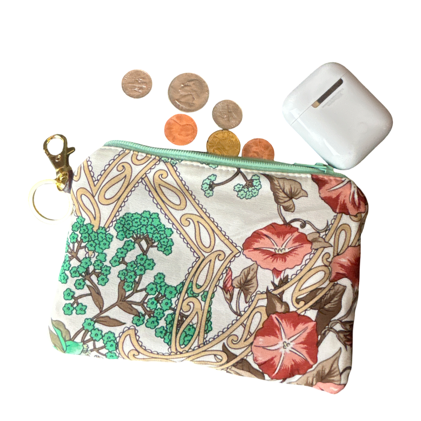 Dior Garden Trellis Scarf Keychain Wristlet Bag