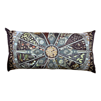 HERMES Aux Pays des Epices Scarf Pillow at Vintage Luxe Up