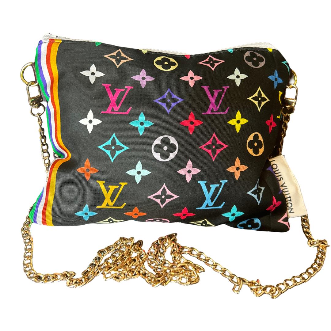 Louis Vuitton LV Monogram  Scarf  | Louis Vuitton Crossbody Bag