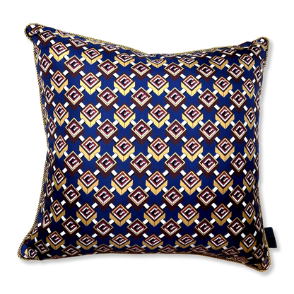 Isometric G Vintage Silk Scarf Pillows