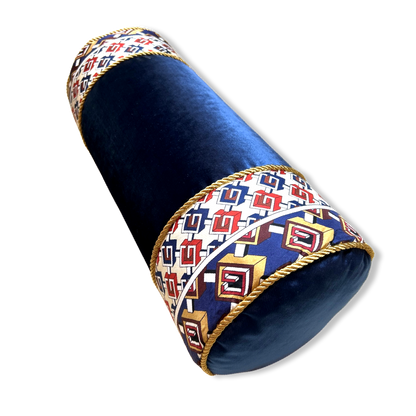 Isometric G Vintage Silk Scarf Pillows