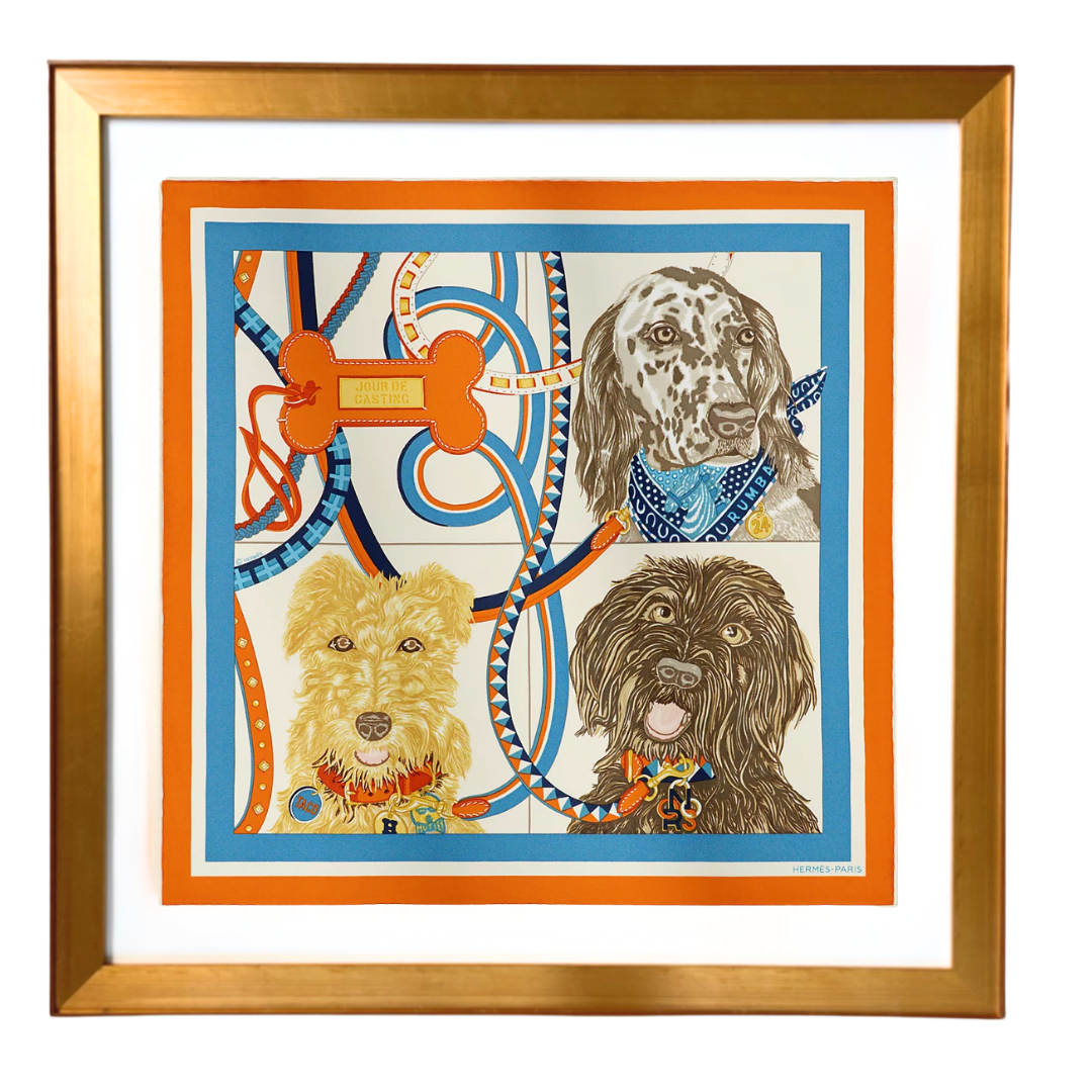 Hermes Jour de Casting Detail Scarf | Framed Hermes Scarf