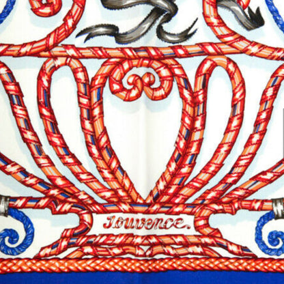 Jouvence Framed Vintage Silk Scarf 20"