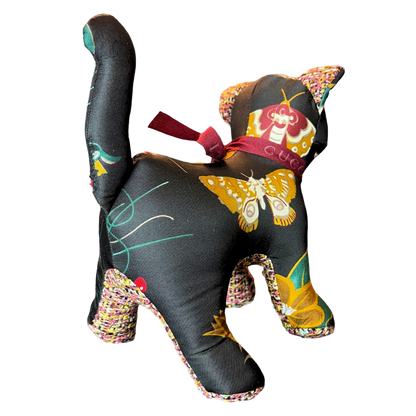 Gucci Black Floral Scarf in Charming Kitten