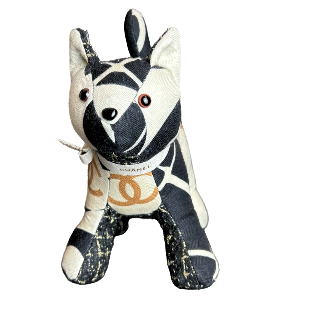 Chanel CC Logo Camellia Scarf Patchwork Kitten at Vintage Luxe Up