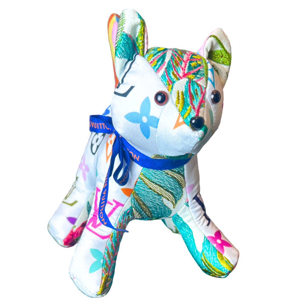 Louis Vuitton LV Monogram Scarf Patchwork Kitten at Vintage Luxe Up