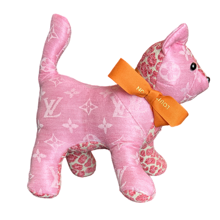 Louis Vuitton LV Monogram Scarf Patchwork Kitten at Vintage Luxe Up