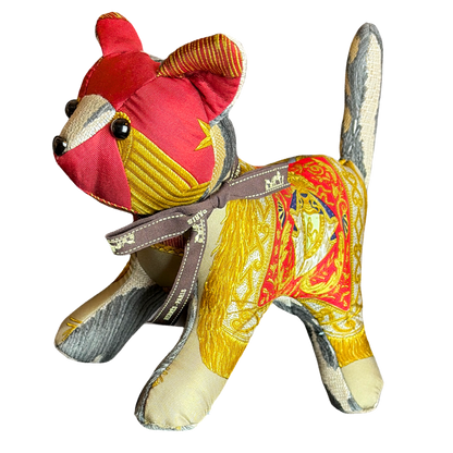 Hermes Poste et Cavalerie Scarf Kitten