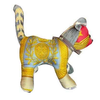 Hermes Poste et Cavalerie Scarf Kitten