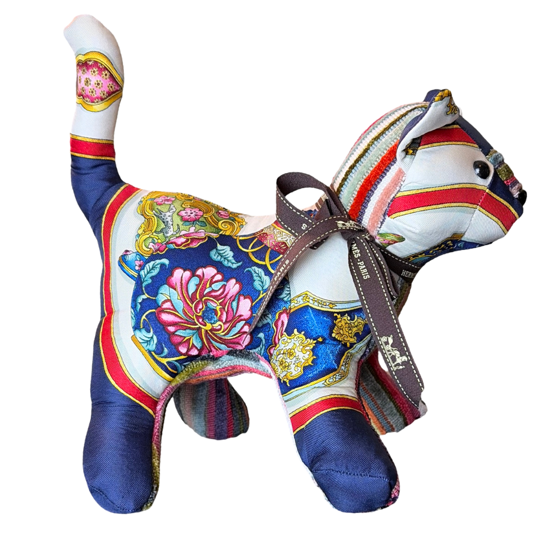 Hermes Qu'Importe le Flacon Scarf Kitten at Vintage Luxe Up