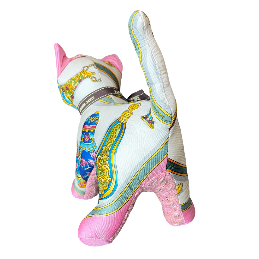 Hermes Qu'Importe le Flacon Scarf Kitten at Vintage Luxe Up