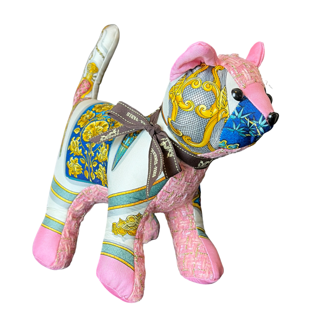 Hermes Qu'Importe le Flacon Scarf Kitten at Vintage Luxe Up
