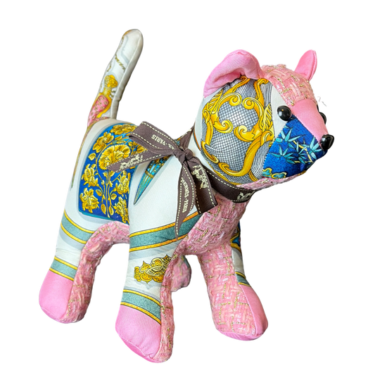 Hermes Qu'Importe le Flacon Scarf Kitten at Vintage Luxe Up