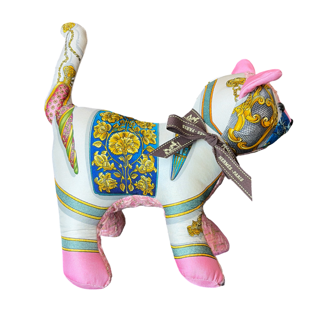 Hermes Qu'Importe le Flacon Scarf Kitten at Vintage Luxe Up