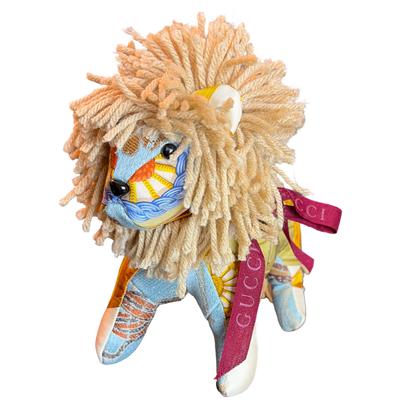 Gucci Silk Scarf Lion at Vintage Luxe Up