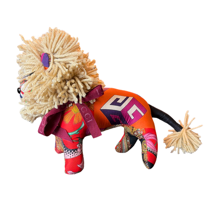 Gucci Logo Scarf Lion at Vintage Luxe Up
