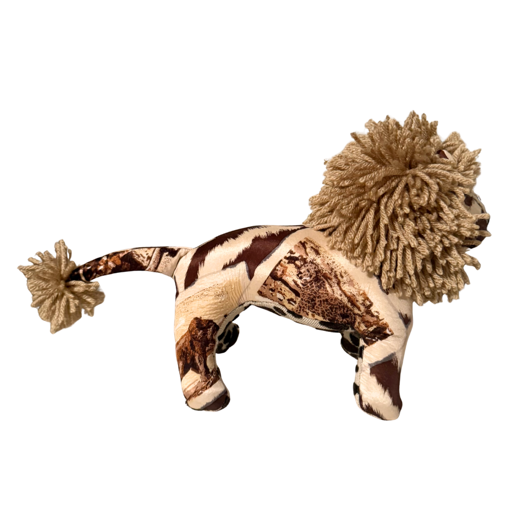 Safari Vintage Silk Scarf Courageous Lion