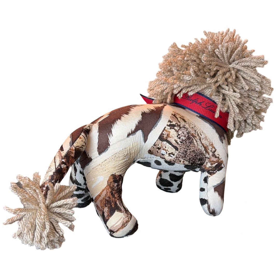 Ralph Safari Silk Scarf Lion at Vintage Luxe Up
