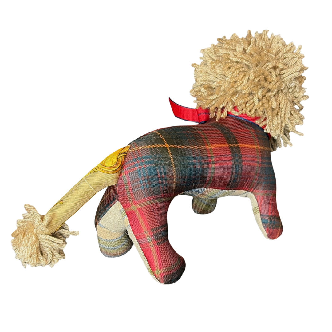 Ralph Lauren Tartan Scarf Lion at Vintage Luxe Up