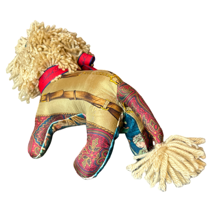 Ralph Lauren Paisley Tartan Scarf Lion at Vintage Luxe Up