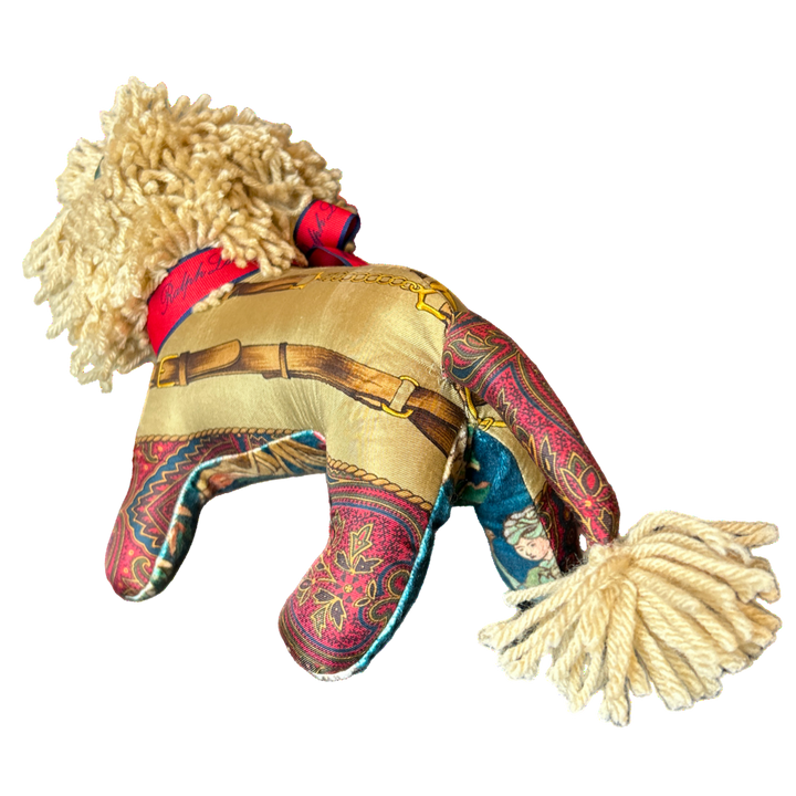 Ralph Lauren Paisley Tartan Scarf Lion at Vintage Luxe Up