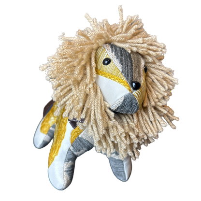 Hermes Poste et Cavalerie Scarf Lion at Vintage Luxe Up