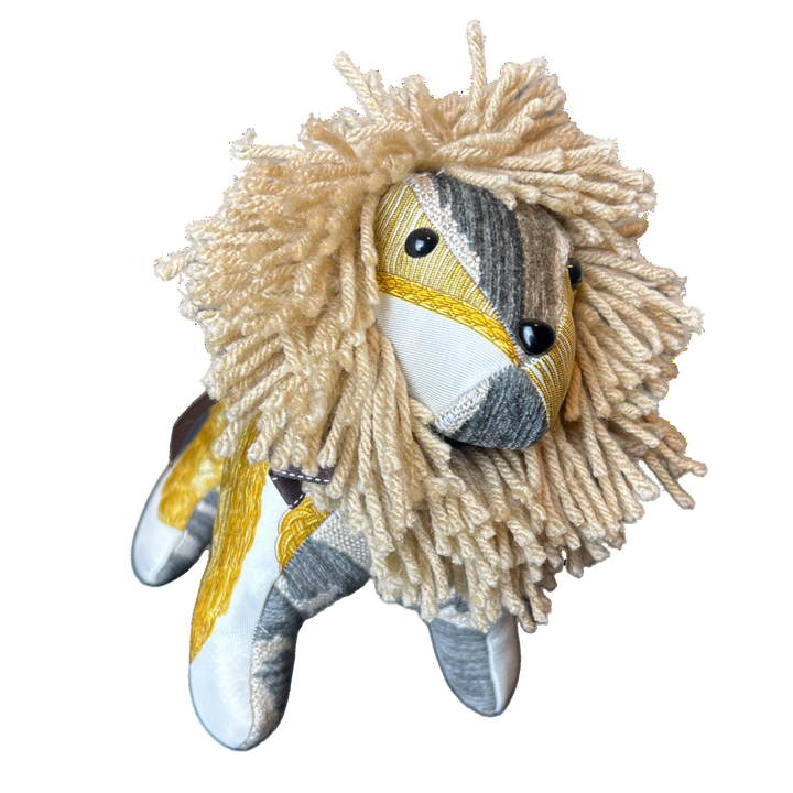 Hermes Poste et Cavalerie Scarf Lion at Vintage Luxe Up