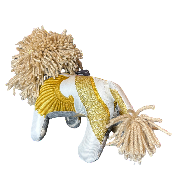 Hermes Poste et Cavalerie Scarf Lion at Vintage Luxe Up
