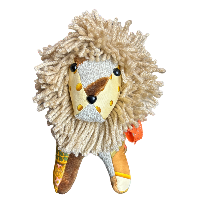 Hermes Carpe Diem Scarf Lion at Vintage Luxe Up
