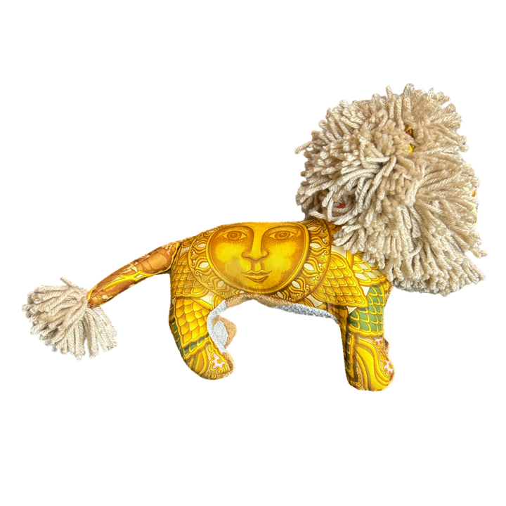 Hermes Carpe Diem Scarf Lion at Vintage Luxe Up