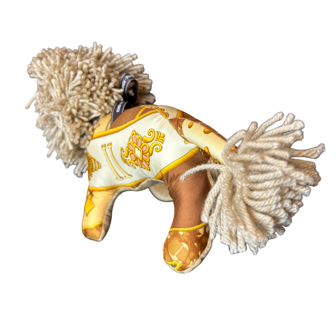 Hermes Carpe Diem Scarf Lion at Vintage Luxe Up