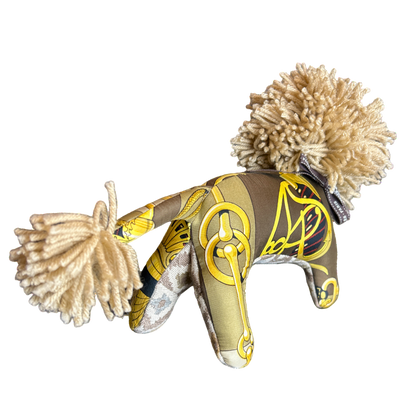 Hermes Cliquetis Scarf Lion at Vintage Luxe Up