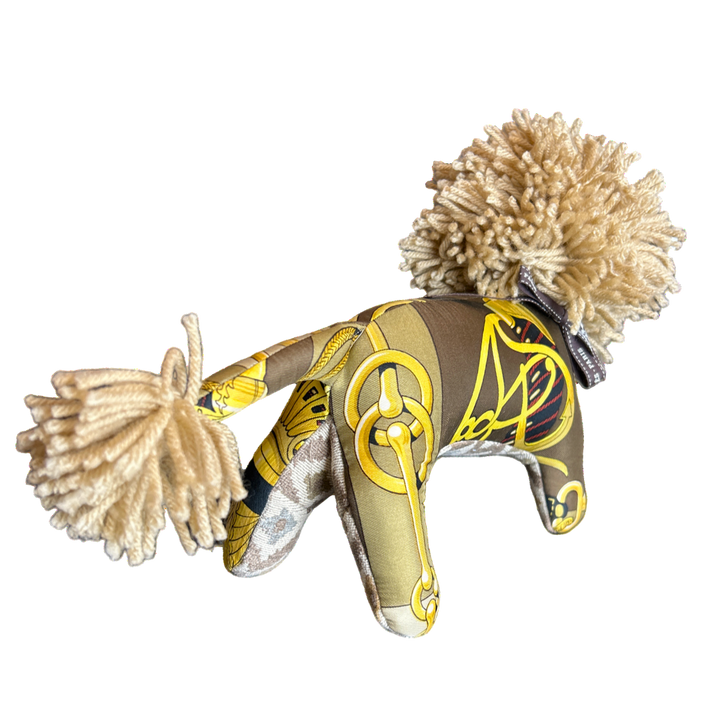 Hermes Cliquetis Scarf Lion at Vintage Luxe Up