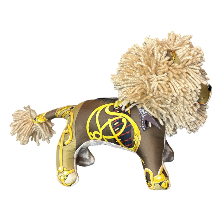 Hermes Cliquetis Scarf Lion at Vintage Luxe Up