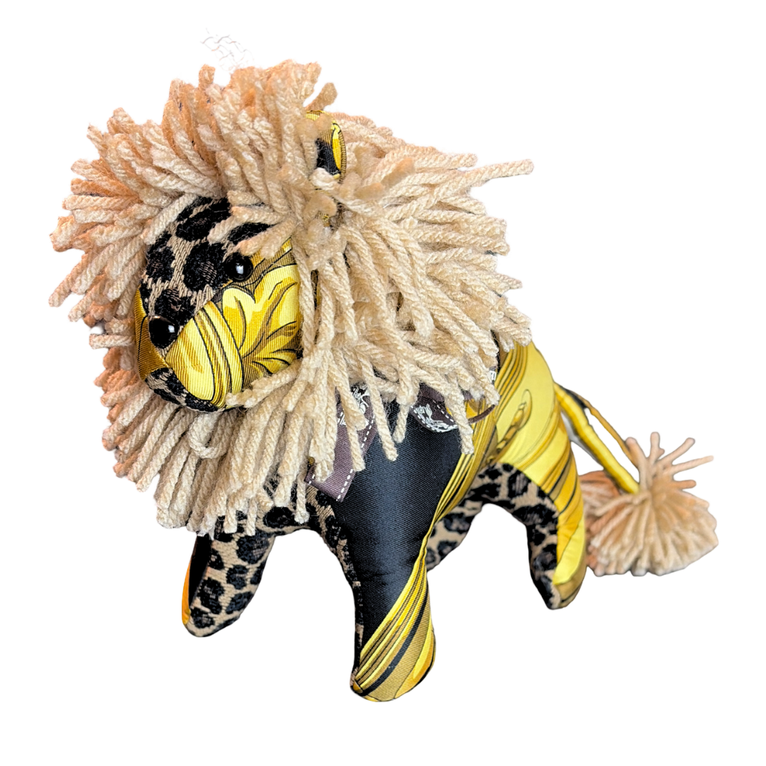 Hermes Rythmes Scarf Lion at Vintage Luxe Up