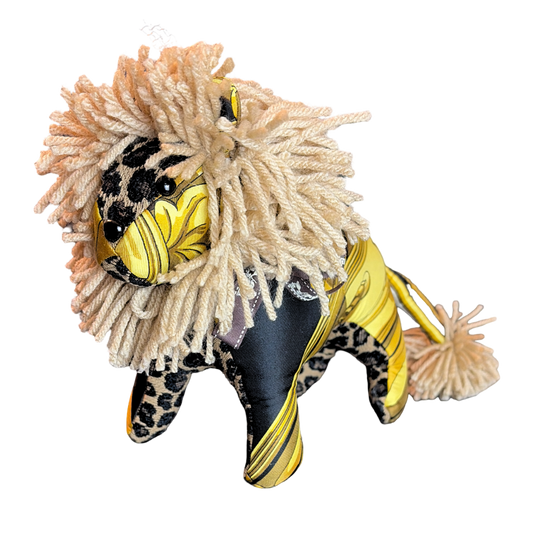 Hermes Rythmes Scarf Lion at Vintage Luxe Up