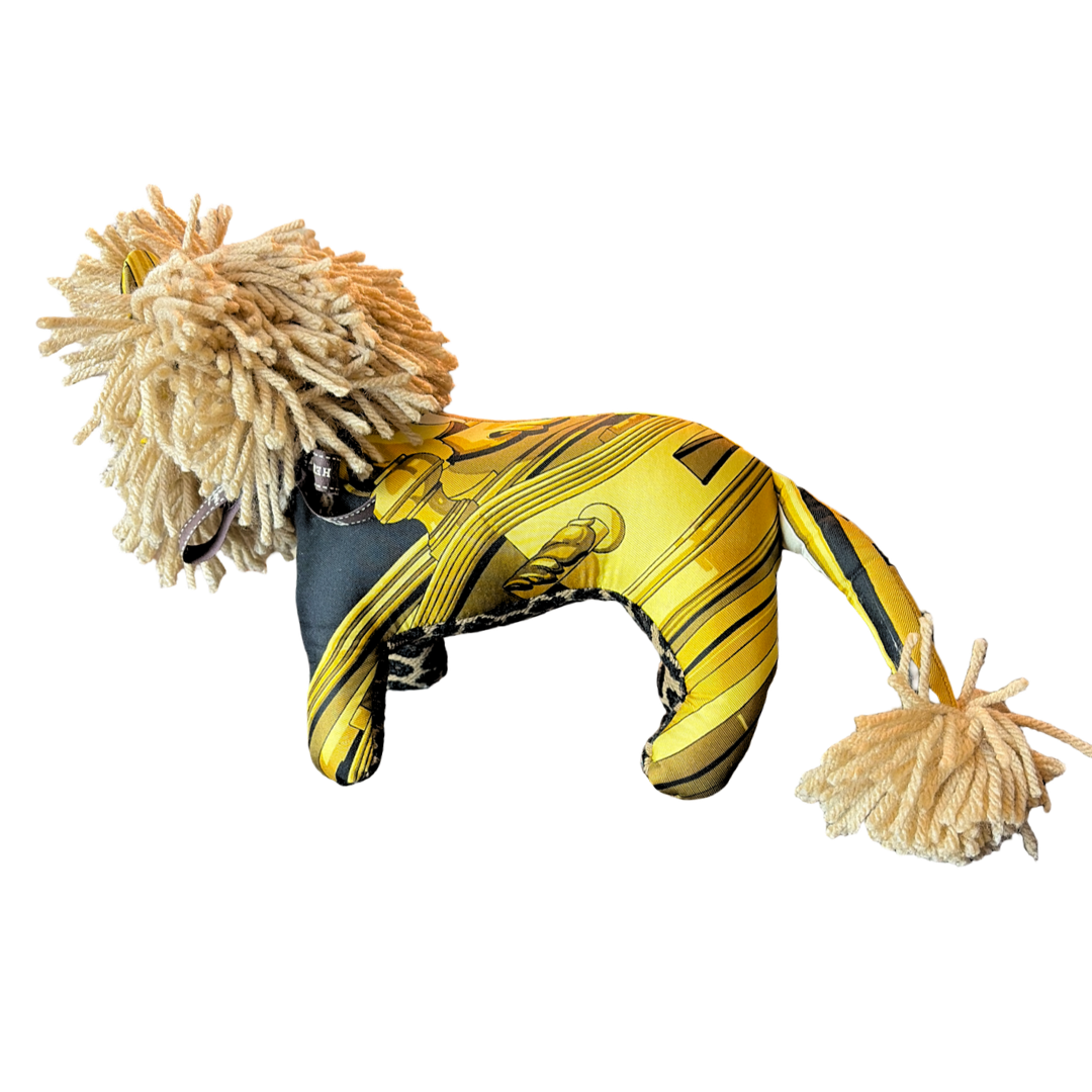 Hermes Rythmes Scarf Lion at Vintage Luxe Up