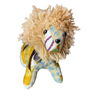 Hermes Poste et Cavalerie Scarf Lion