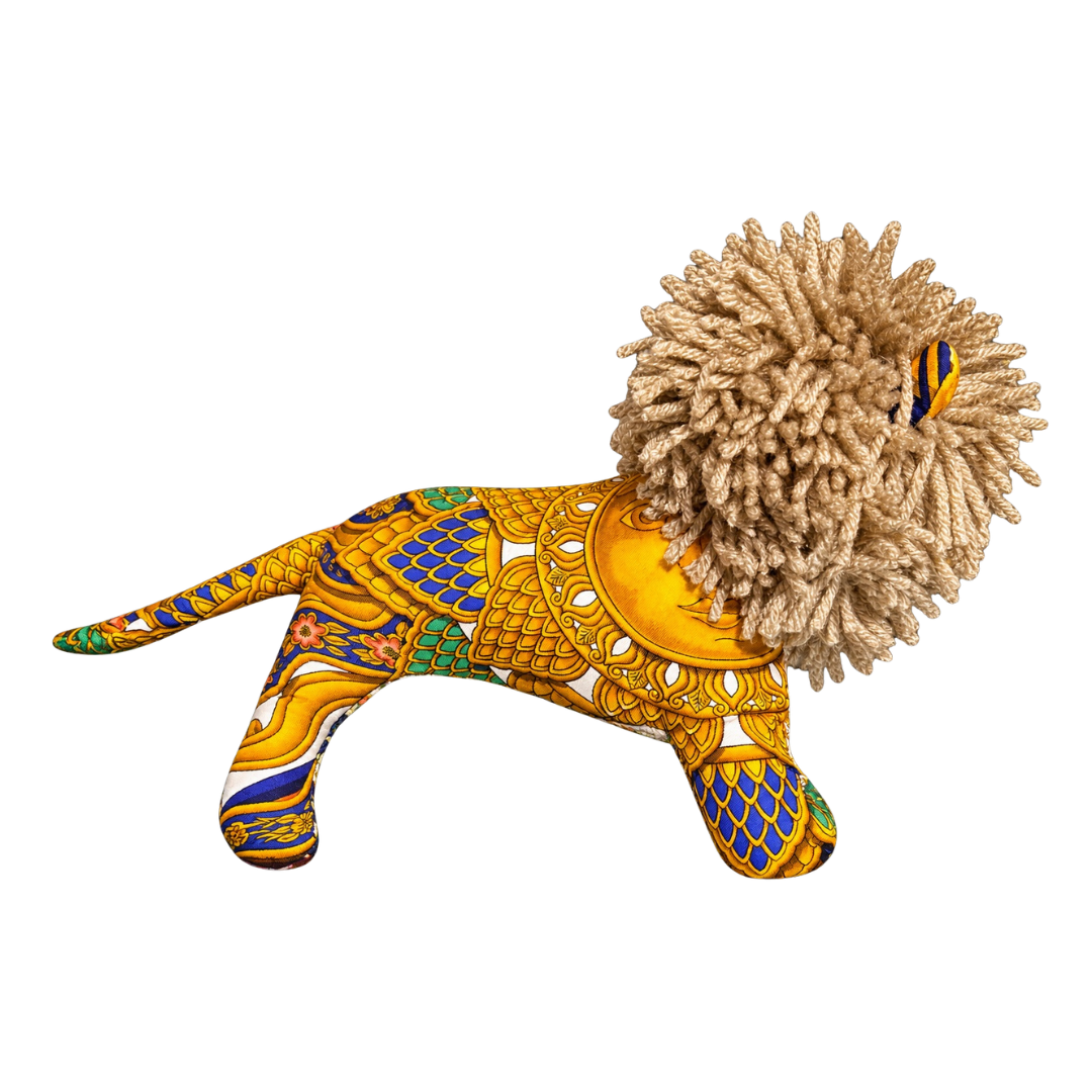Hermes Carpe Diem Scarf Lion at Vintage Luxe Up