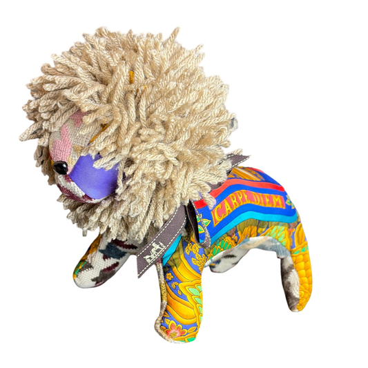 Hermes Carpe Diem Scarf Lion at Vintage Luxe Up