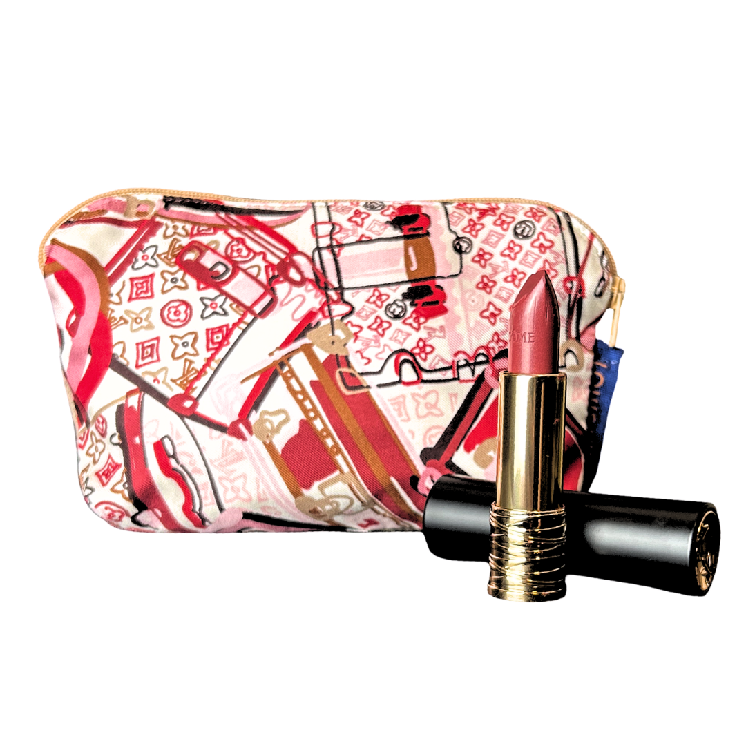 Louis Vuitton Malle Silk Scarf Beauty Bag